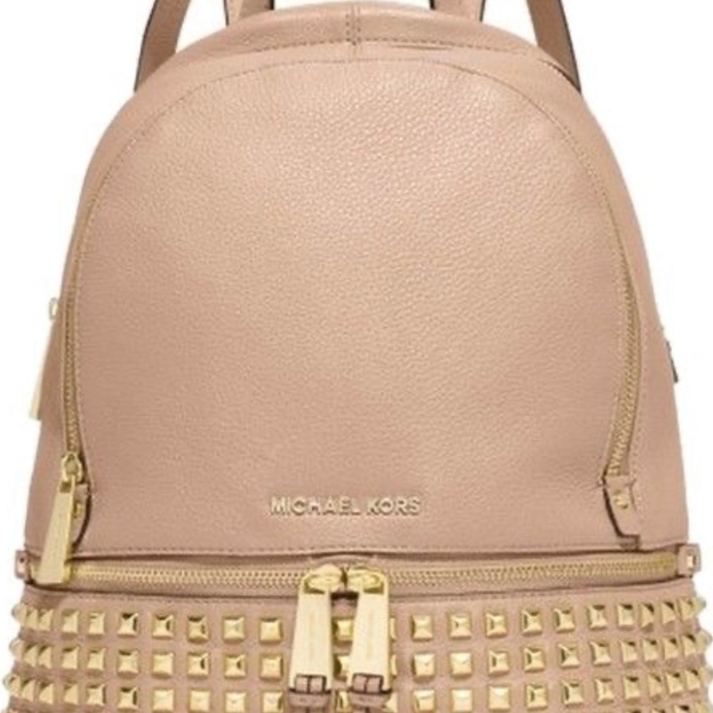Michael Kors Studded Leather Backpack